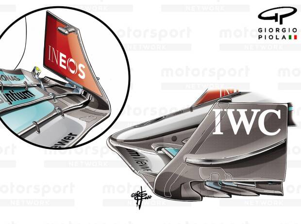 Mercedes front wing