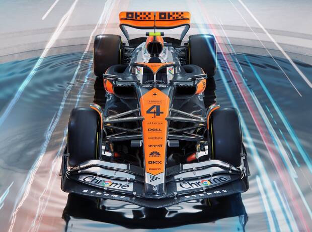 McLaren MCL60 in chrome design