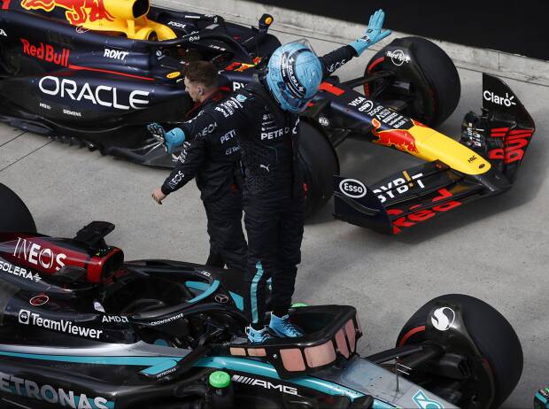 Foto zur News: Mercedes-Pole für Russell keine Überraschung: Wolff warnt vor Schwalbe