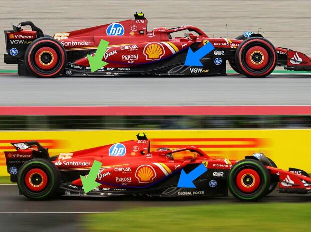Foto zur News: Formel-1-Technik: Die Ferrari-Updates, die vom Bouncing überlagert wurden