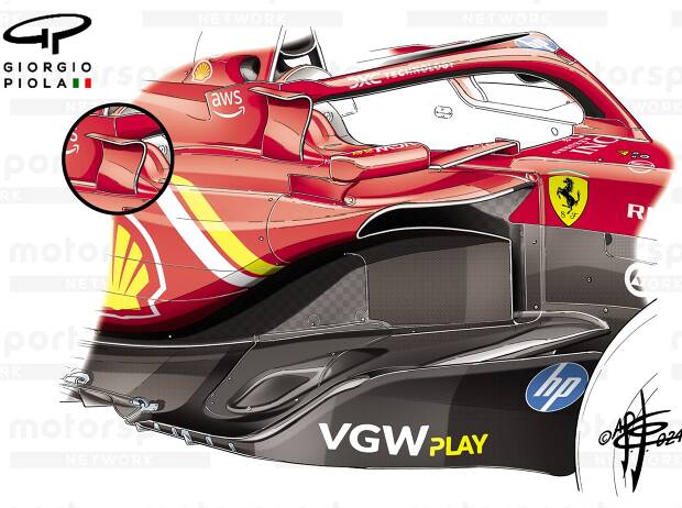 Foto zur News: Formel-1-Technik: Die Ferrari-Updates, die vom Bouncing überlagert wurden
