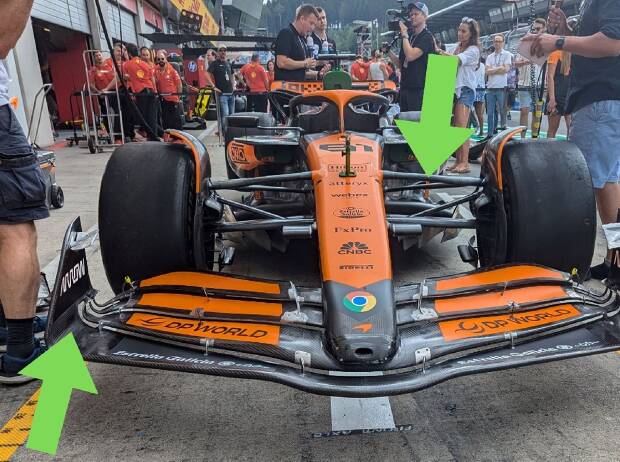 Foto zur News: Updates Spielberg: Komplett neue Frontpartie bei McLaren