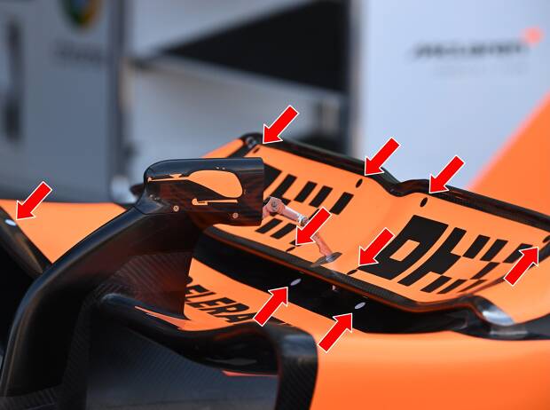 Foto zur News: Fans können es nicht glauben, aber: McLaren-Flügel für FIA nicht illegal