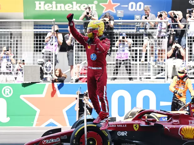 Foto zur News: Sprint top, Quali nicht: Ferrari für Lewis Hamilton weiter "unberechenbar"