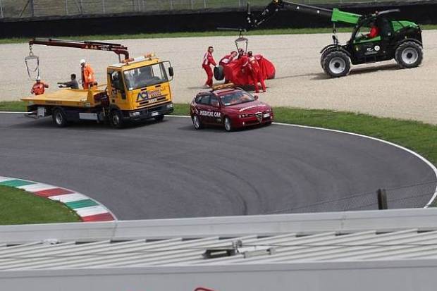 Foto zur News: Trotz Testunfall: Alonso schöpft Hoffnung