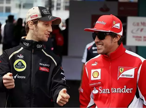 Foto zur News: Grosjean entschuldigt sich bei Alonso und Co.