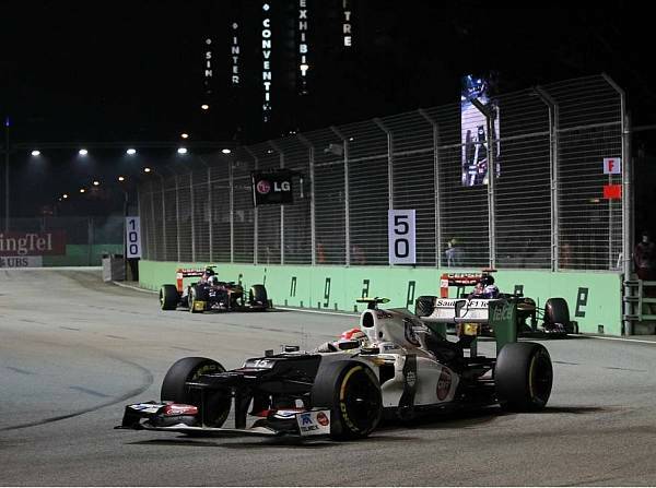 Foto zur News: Sauber: Nullnummer in Singapur