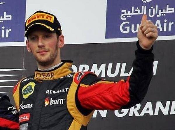 Foto zur News: Lotus hievt Grosjean aufs Podium