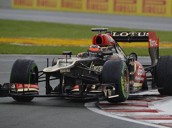 Foto zur News: Lotus geht im Kanada-Qualifying baden