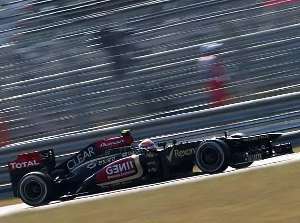 Foto zur News: Verkehrte Welt bei Lotus: Nur Grosjean nervenstark