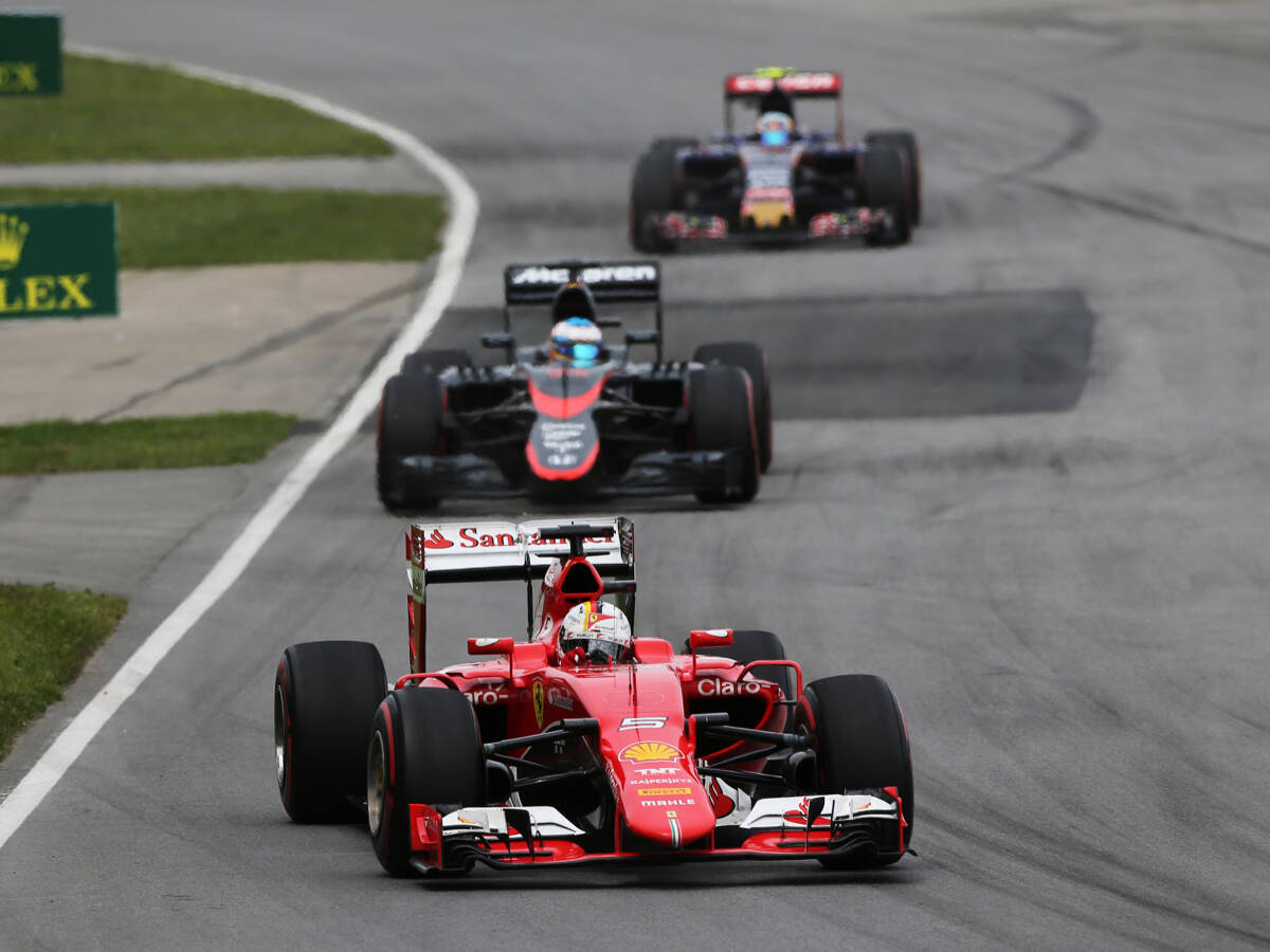 Foto zur News: Ferrari in Montreal: Mit Schubsen und Drehen zum Teilerfolg