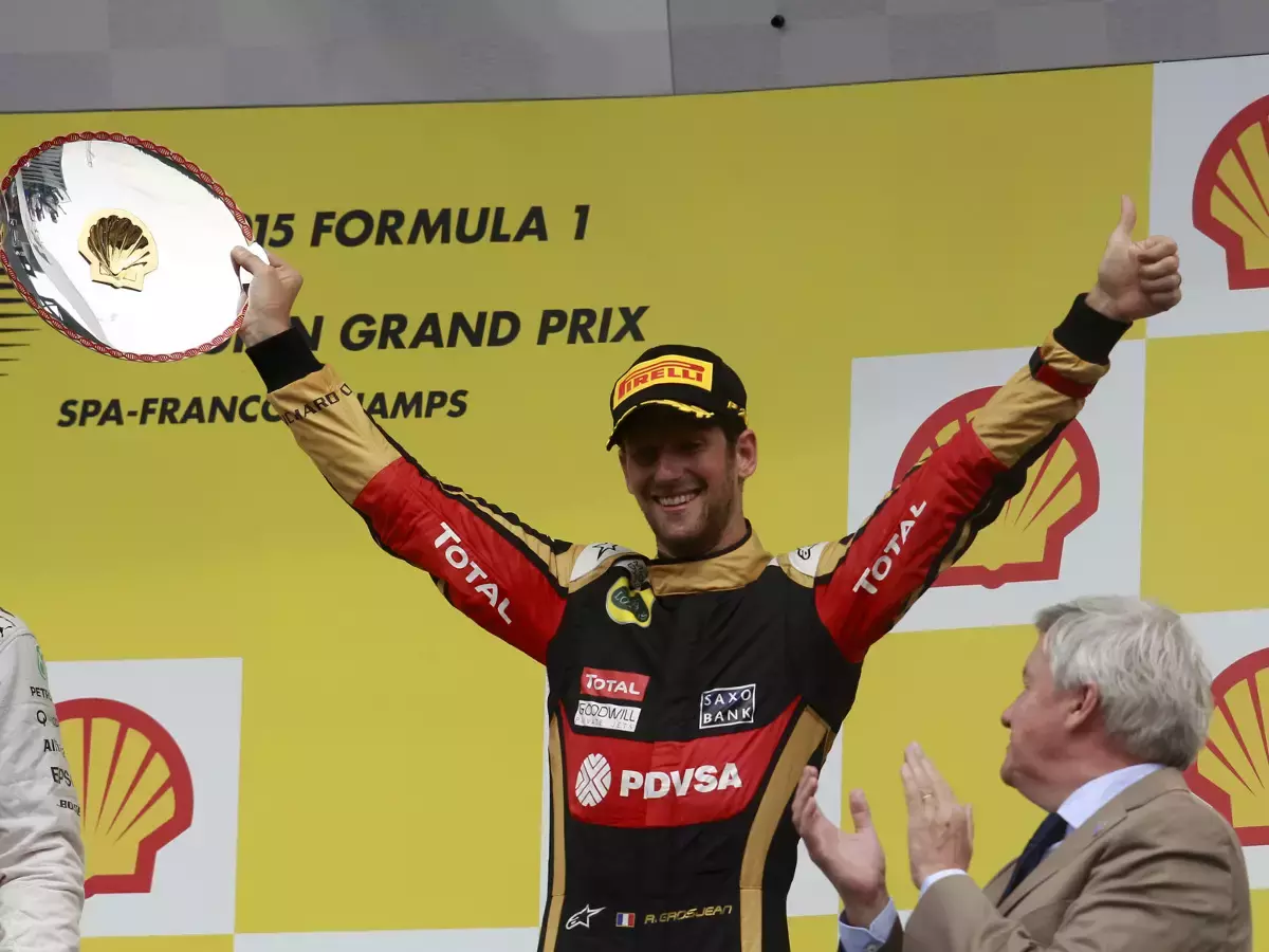 Foto zur News: Lotus feiert in Spa erstes Podium seit Austin 2013