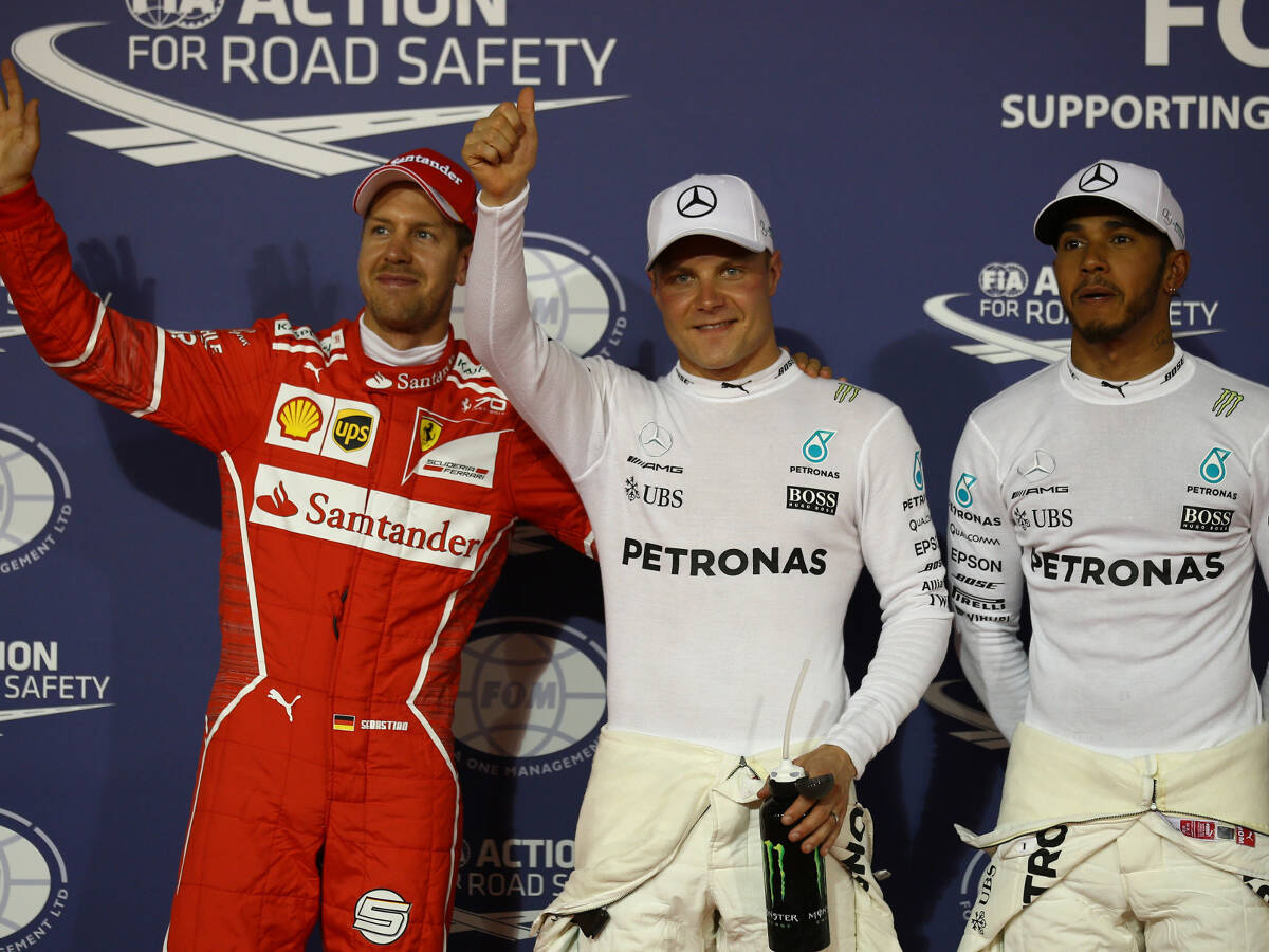 Foto zur News: Formel 1 Bahrain 2017: Bottas knackt Hamilton hauchdünn!