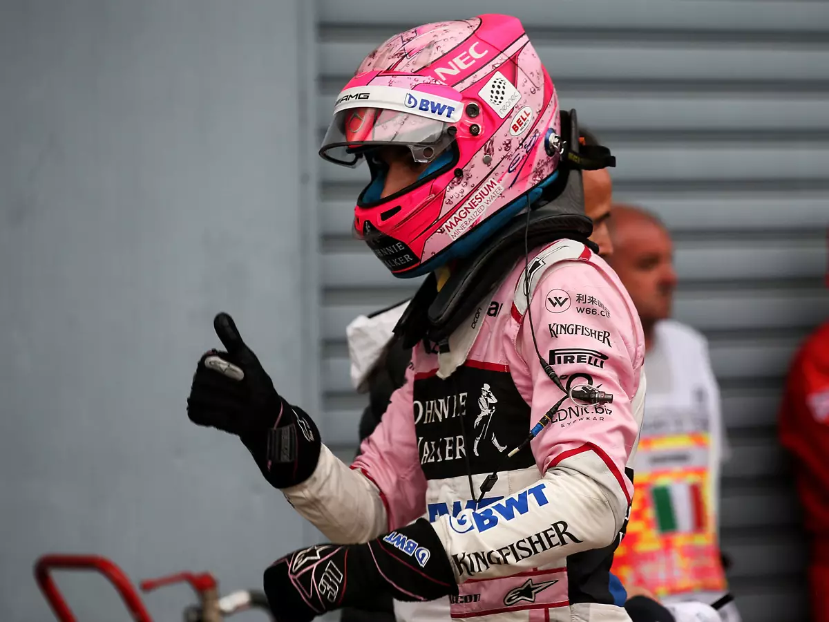 Foto zur News: Ocon deutet Überraschung an: Erstes Podest für Force India?