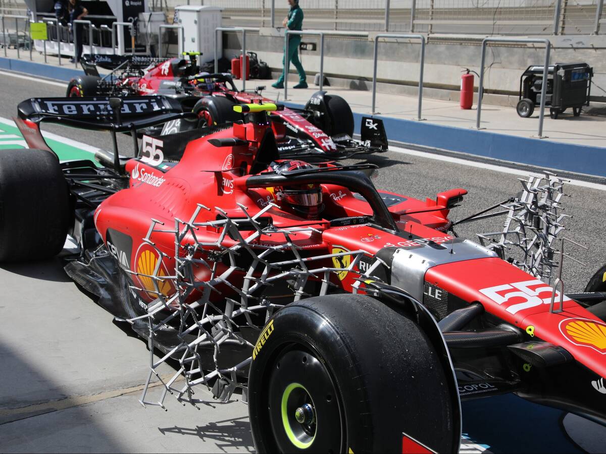 Foto zur News: F1-Tests Bahrain: Delle bei Ferrari sorgt für Gesprächsstoff