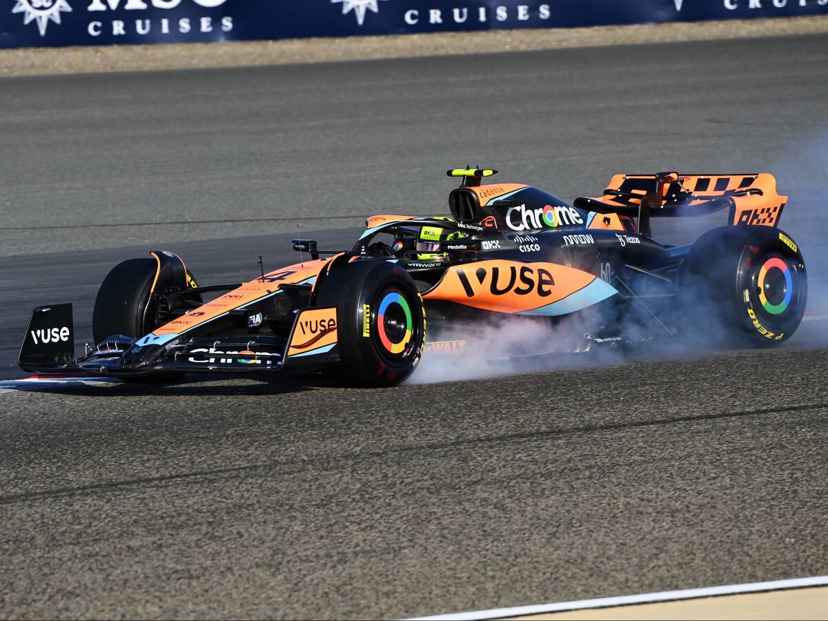 Foto zur News: Lando Norris' Fassade bröckelt: So redet er sich die McLaren-Tests schön