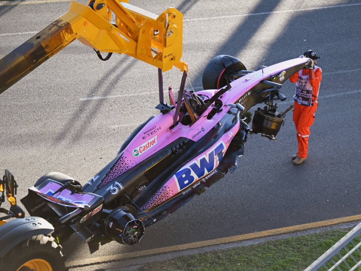 Foto zur News: Harter Crash der beiden Alpine-Franzosen: Gasly entgeht Rennsperre!