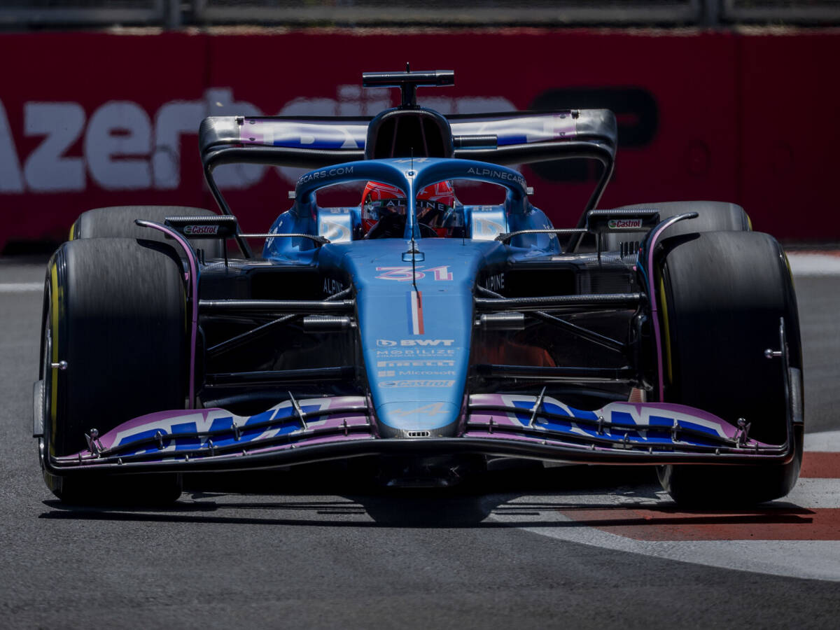 Foto zur News: Ocon: Formel-1-Sprint in Baku war für Alpine eher ein Test als ein Rennen