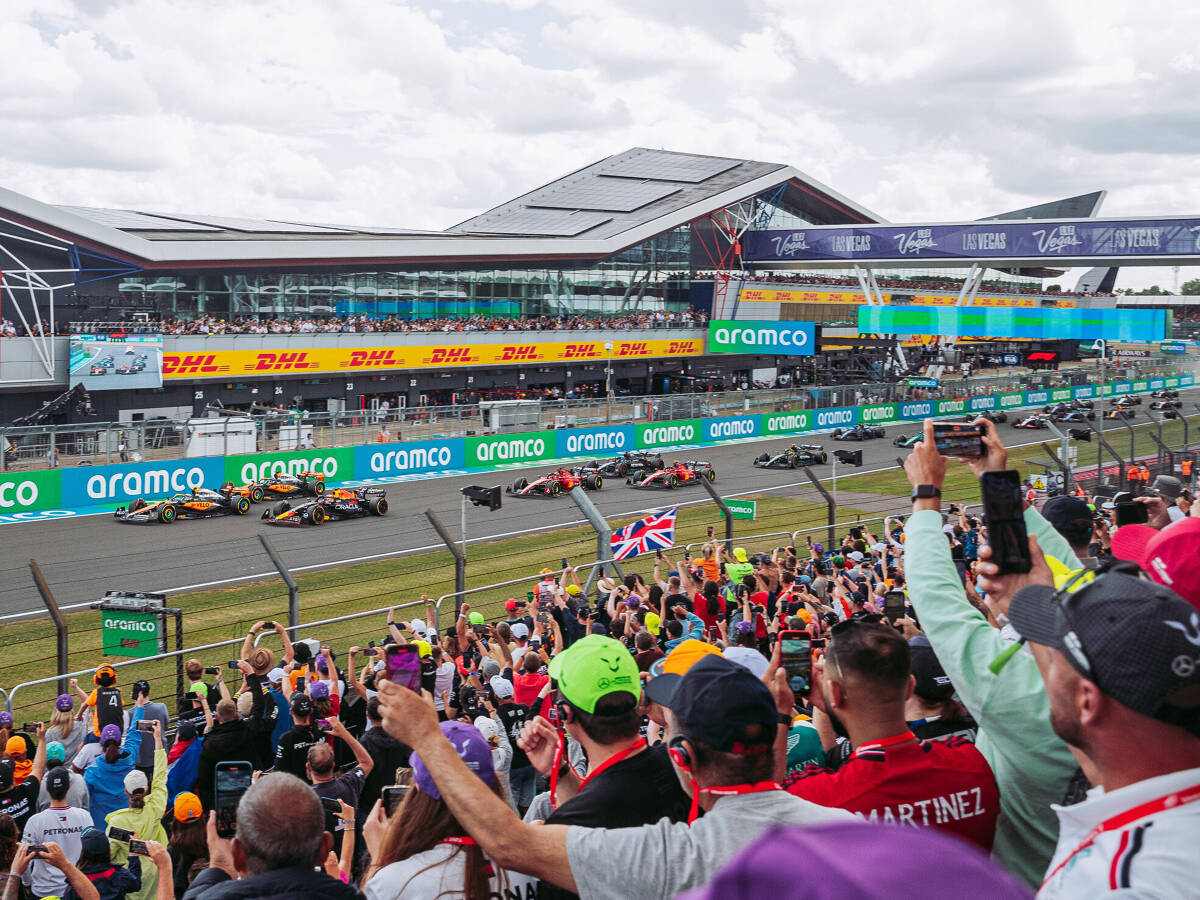 Foto zur News: TV-Quoten Silverstone 2023: Sky erlebt spürbaren Aufschwung