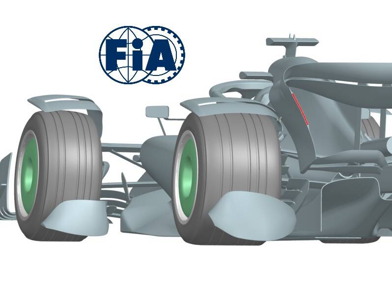 Foto zur News: Radabdeckungen: FIA nimmt Tests 2024 wieder auf