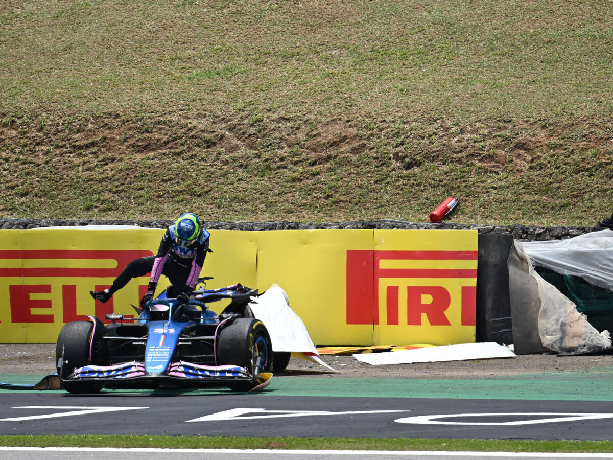 Foto zur News: Esteban Ocon: War keine Garantie, dass das Auto für Sprint repariert sein würde