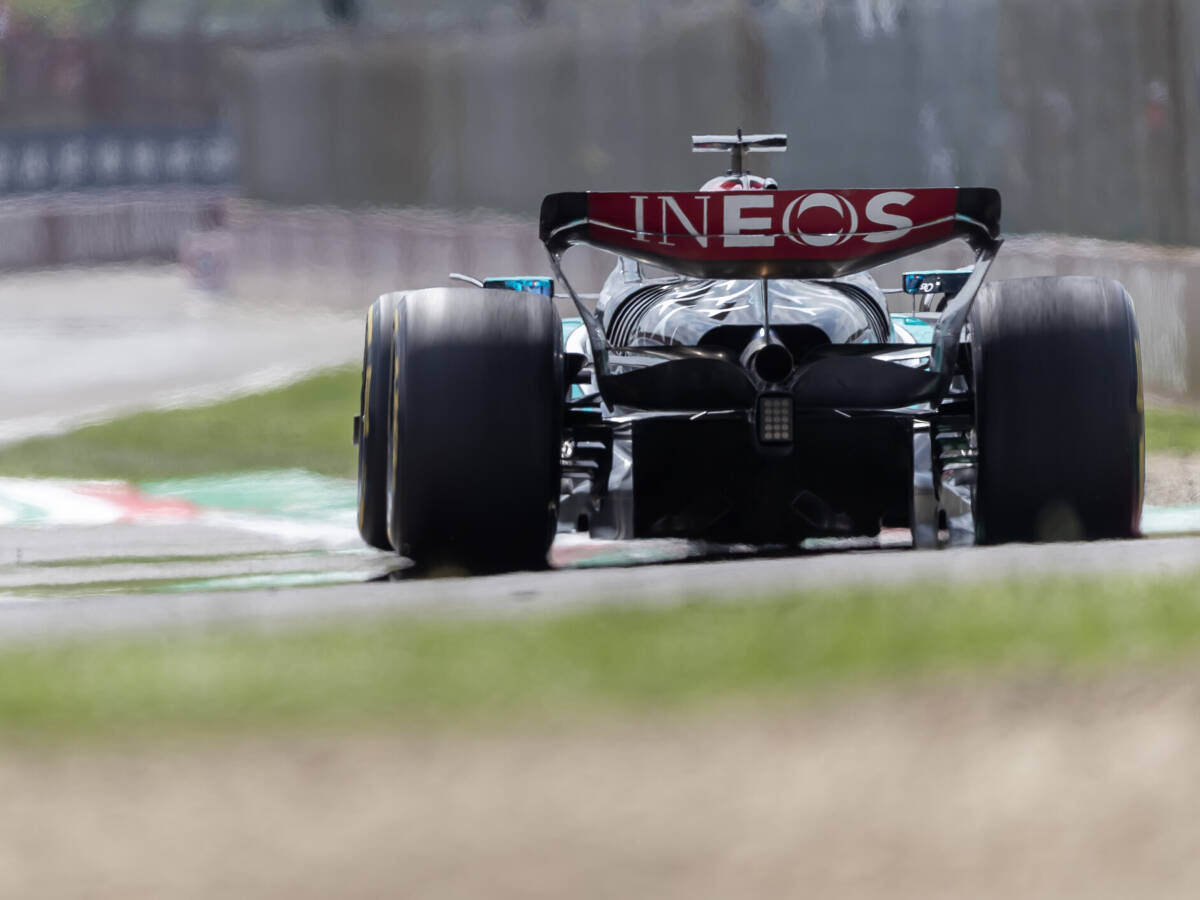 Foto zur News: Mercedes mit Imola-Upgrade zufrieden: "Näher an die Spitze gerückt"