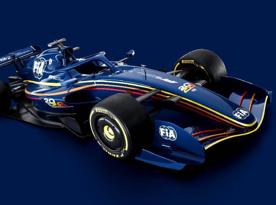 Foto zur News: FIA präsentiert Formel-1-Reglement 2026 und erste Auto-Designstudie