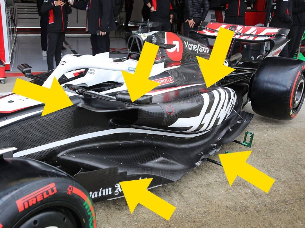 Foto zur News: Updates Silverstone: Die meisten Neuerungen hat Haas!