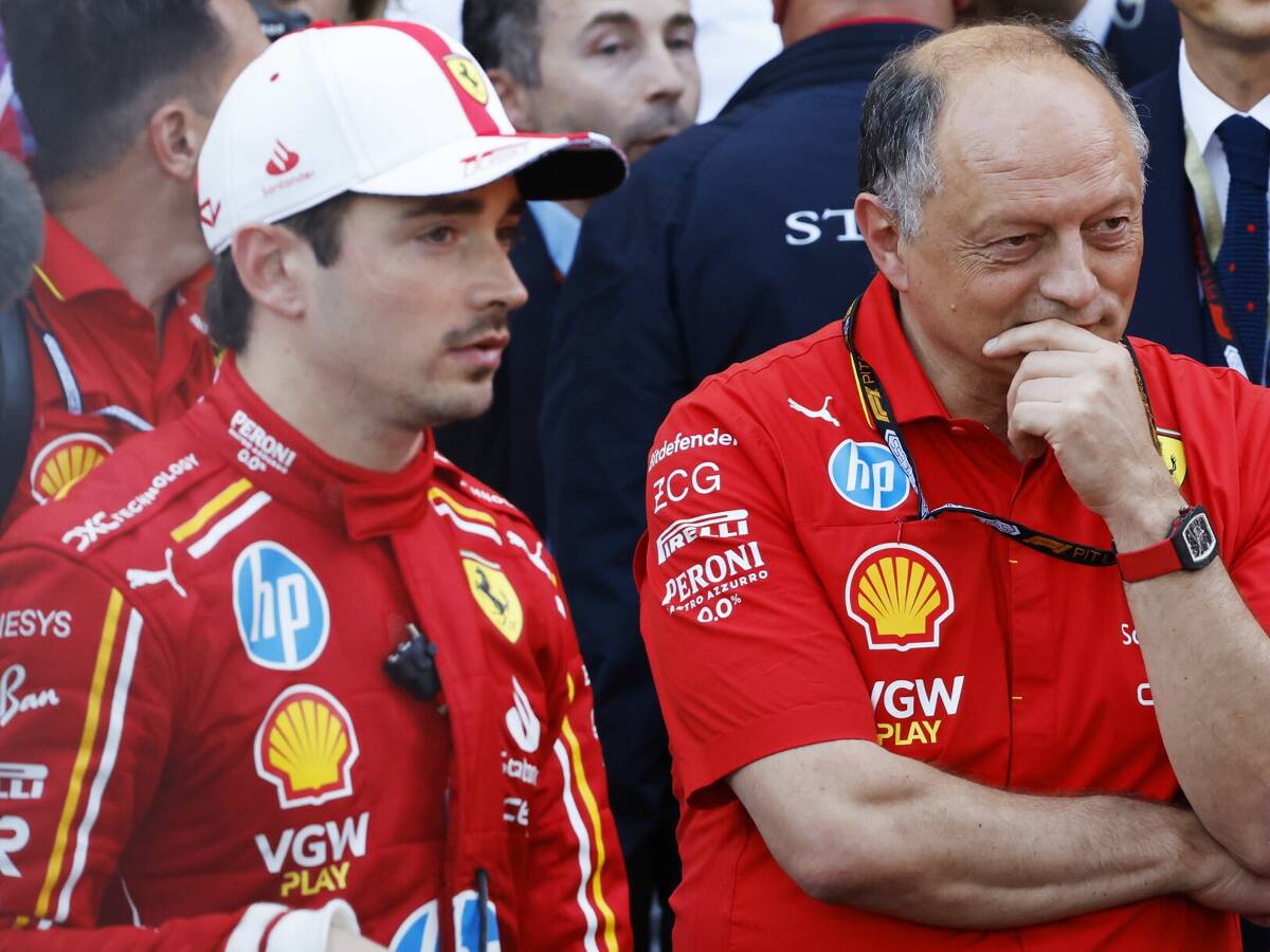 Foto zur News: "Schlechter Schwung": Frederic Vasseur stellt sich hinter Leclerc