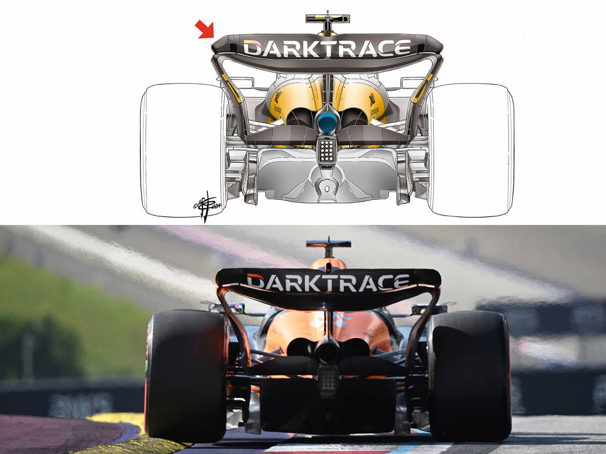 Foto zur News: Formel-1-Technik: Wie McLaren einen Topspeed-Boost in Silverstone jagte