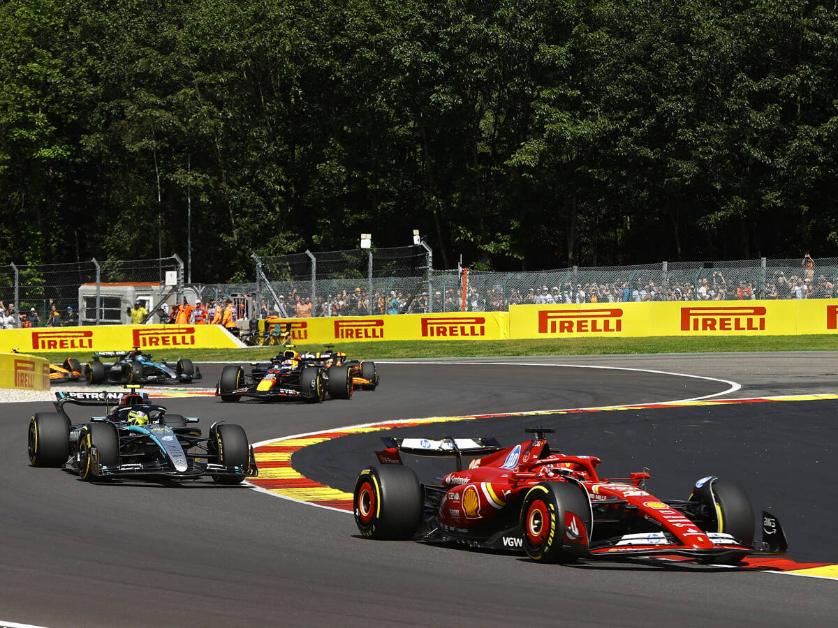 Foto zur News: Charles Leclerc: Ferrari war in Spa nur "das viertschnellste Auto"