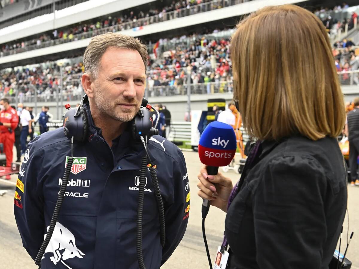 Foto zur News: Horner legt sich mit TV-Reporterin an: "Wen würdest du denn reinsetzen?"