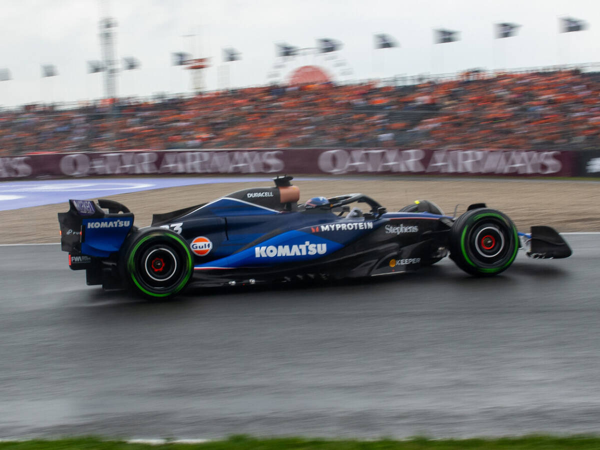 Foto zur News: Unterboden zu breit: Alexander Albon vom Qualifying ausgeschlossen!