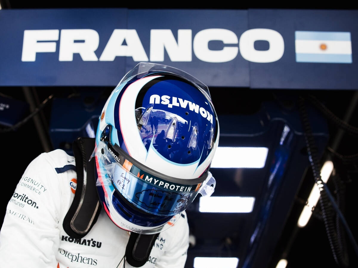 Foto zur News: Wer ist Franco Colapinto? Der neue Williams-Pilot vorgestellt