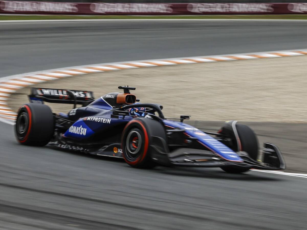 Foto zur News: Williams-Unterboden in Zandvoort: Schmirgelpapier hat es kuriert