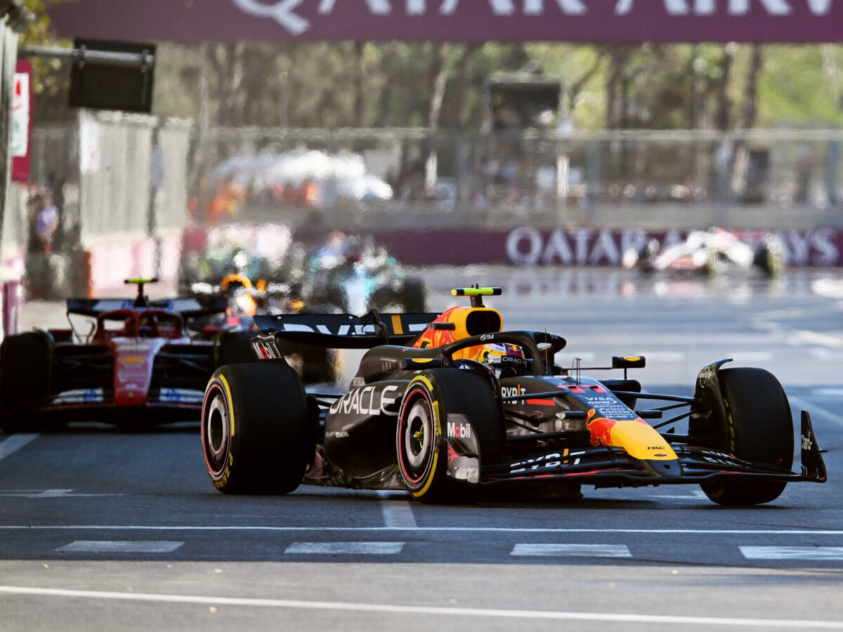 Foto zur News: "Not gegen Elend": Kritik an Carlos Sainz und Sergio Perez nach Baku-Crash