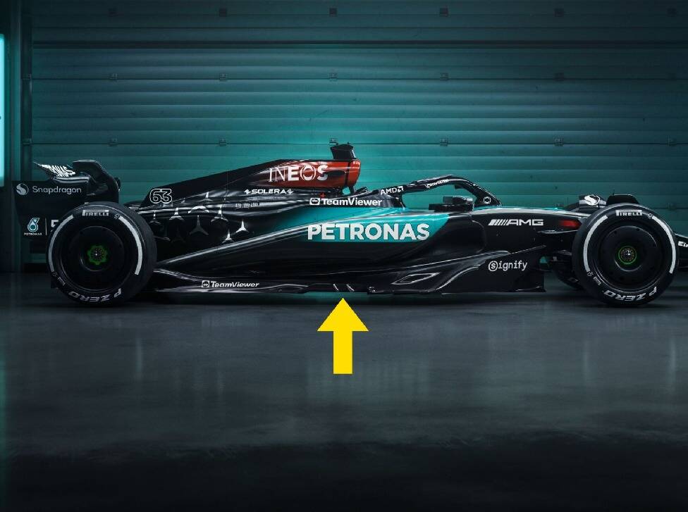 Foto zur News: Updates Singapur: Mercedes-Unterboden wird ausgemustert