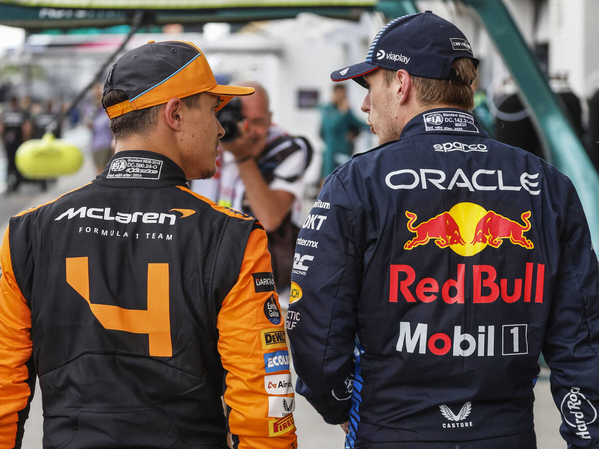 Foto zur News: Wie Verstappen den Angriff von Norris doch noch abwehren kann