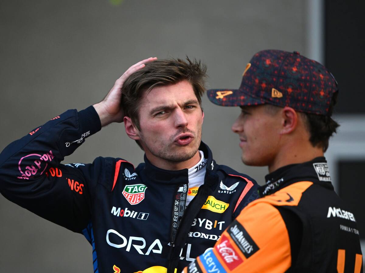 Foto zur News: Norris über Verstappen-Duell: "Max weiß selbst, dass das über dem Limit war"