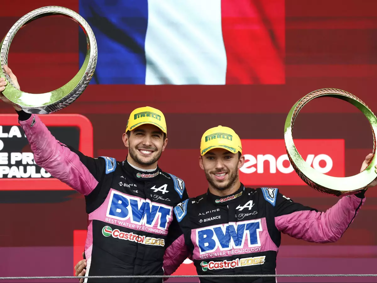 Foto zur News: "Nicht sicher, ob Realität oder Traum": Ocon und Gasly lassen Alpine jubeln!