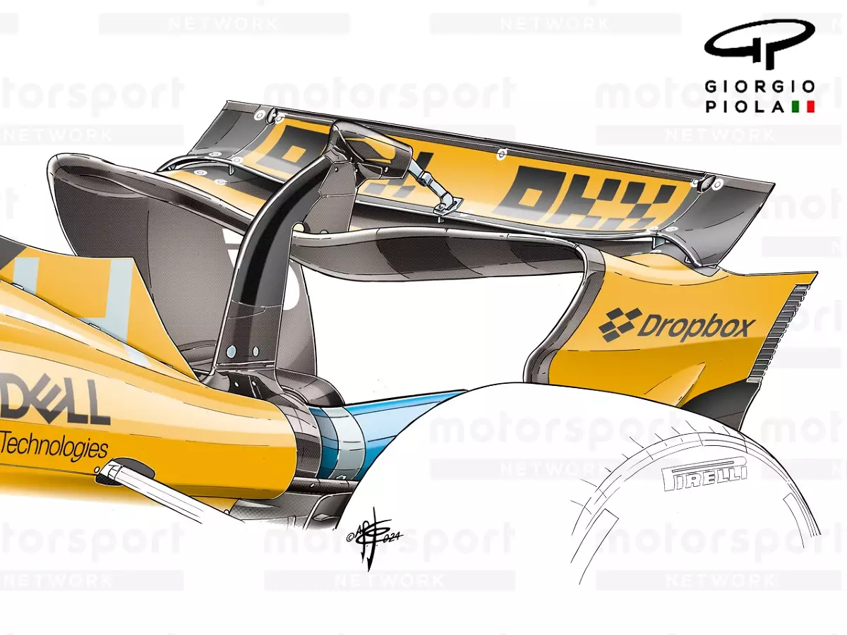 Foto zur News: Formel-1-Technik: Warum McLaren schon den siebten Heckflügel eingesetzt hat