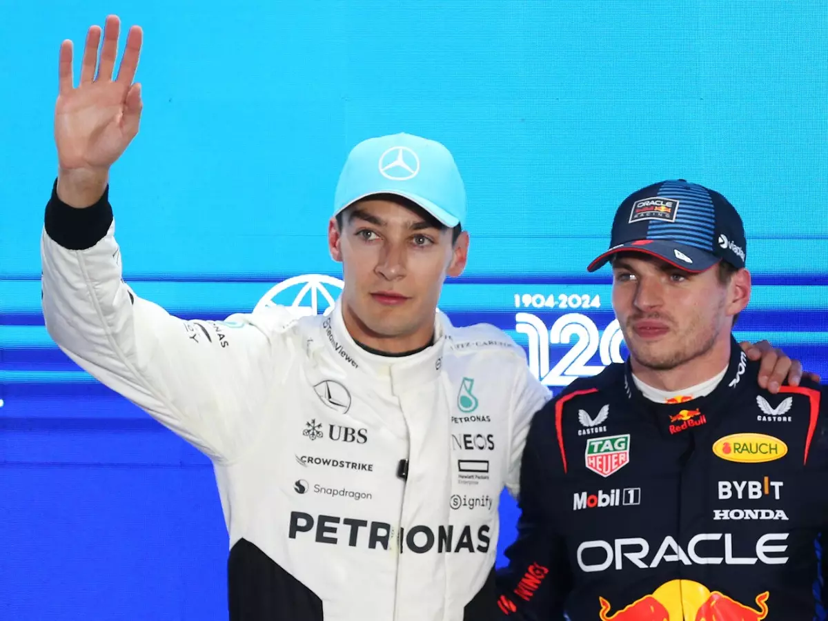 Foto zur News: Max Verstappen ist "mächtig wütend": Russell "kann sich verpissen"!