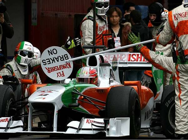 Foto zur News: Strecke "grün": Force India simuliert Rennwochenenden