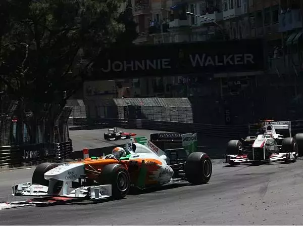 Foto zur News: Force India: Sutil trotz Chaos in den Punkten