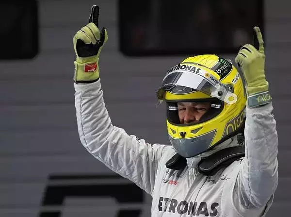 Foto zur News: Rosberg jubelt: "Hammer! Sensationell!"