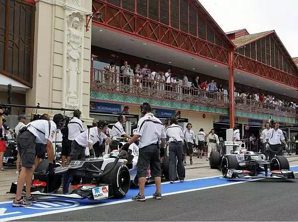 Foto zur News: "Noch einiges zu tun" für das Sauber-Team in Valencia