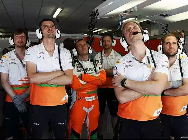 Foto zur News: Force India: Glücklich und doch geschlagen