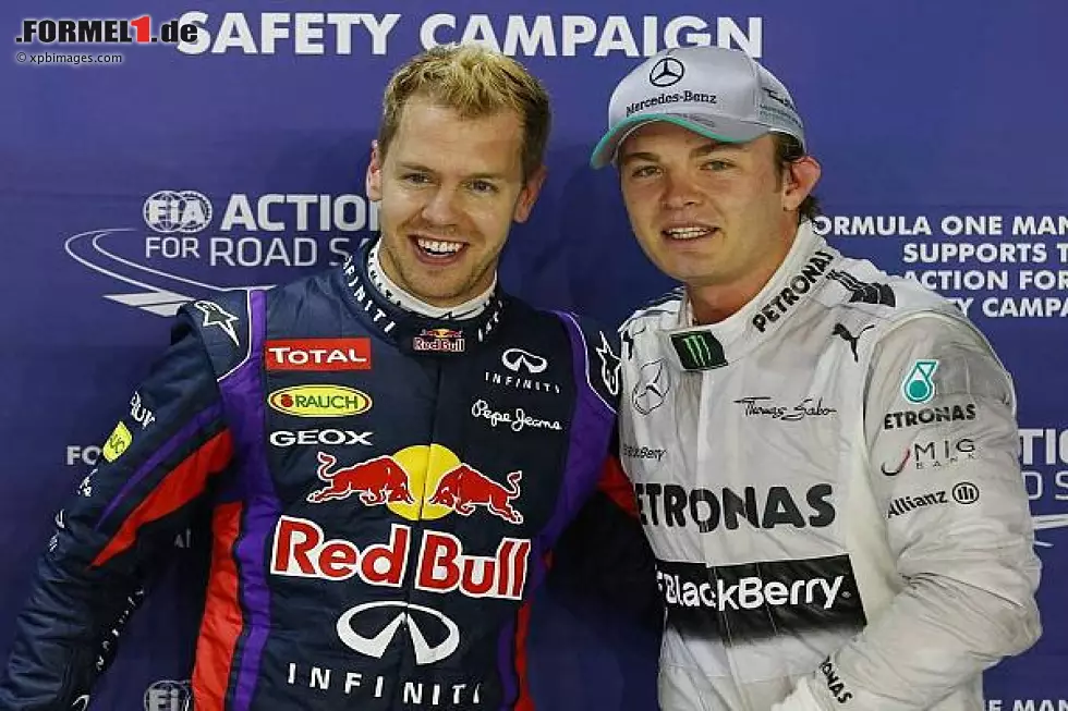 Foto zur News: Sebastian Vettel, Nico Rosberg