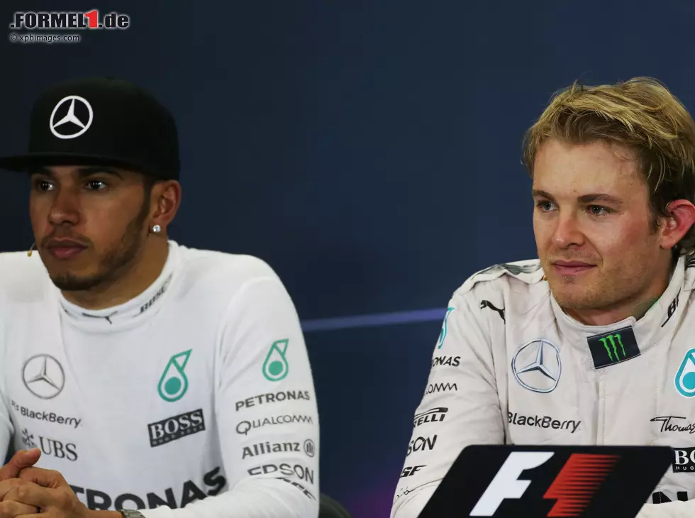 Foto zur News: Lewis Hamilton, Nico Rosberg