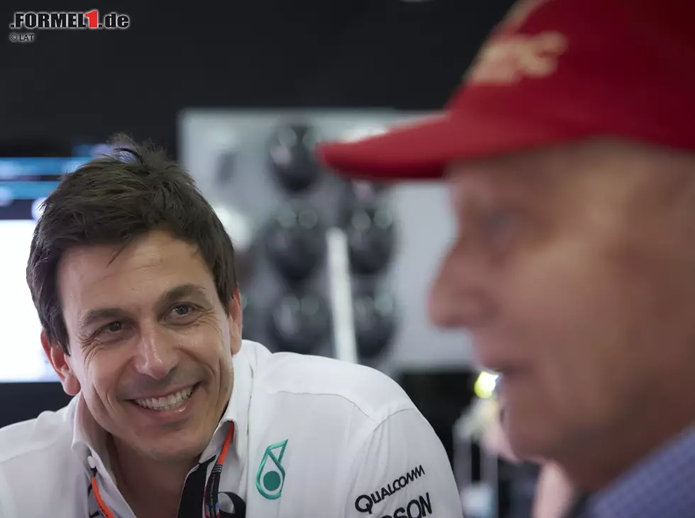 Foto zur News: Toto Wolff, Niki Lauda